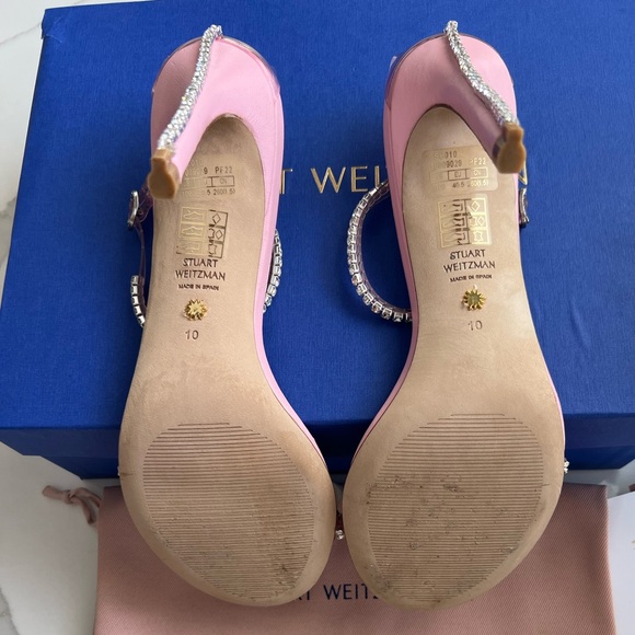 STUART WEITZMAN
Rhinestone Embellished Stiletto Heel Sandals
LIGHT PINK , 10 B - Picture 5 of 7